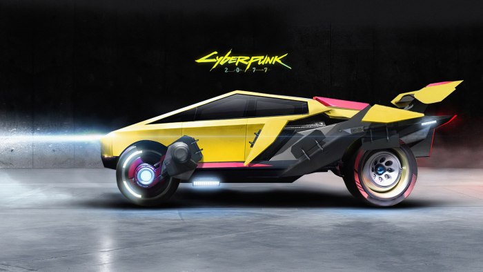 Cyberpunk 2077 Бэтмобиль