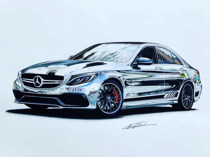 Рисунок Мерседес АМГ 63