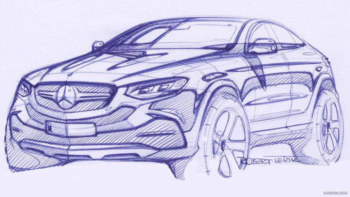 Мерседес Бенц GLE раскраска