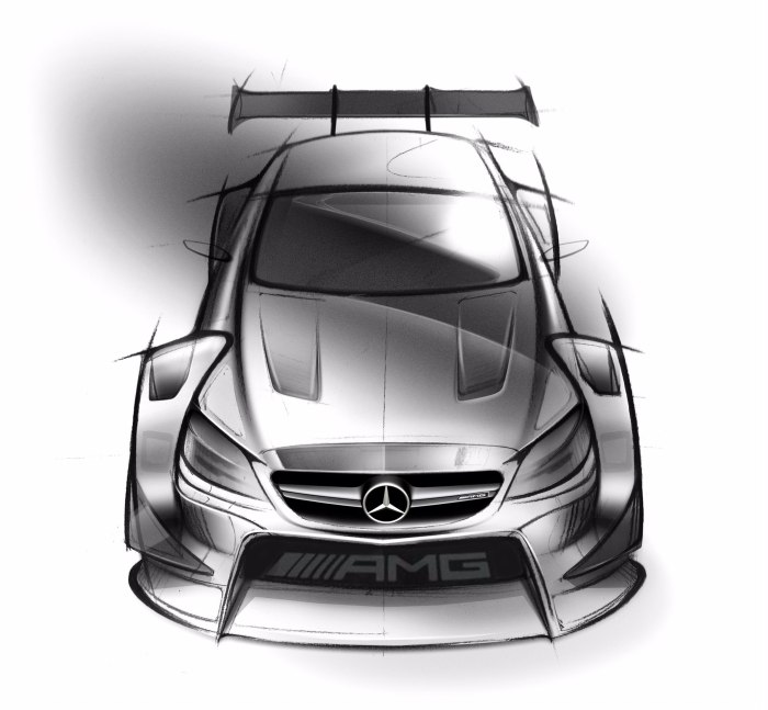 Mercedes-AMG-c63-Coupe нарисованный