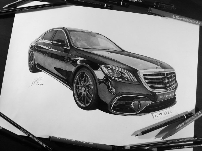 Мерседес АМГ E 63 S карандаш