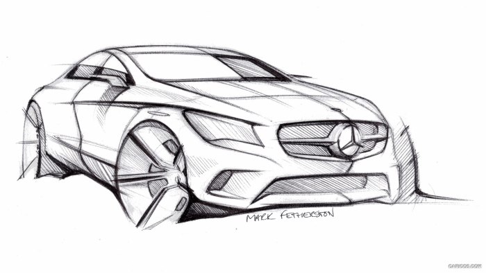 Эскиз автомобиля