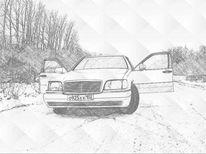 Mercedes w140 s600