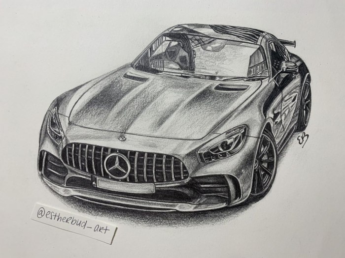 Мерседес АМГ E 63 S карандаш