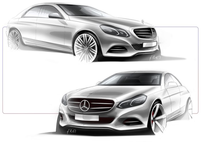 Mercedes-Benz e-class 2022 скетч