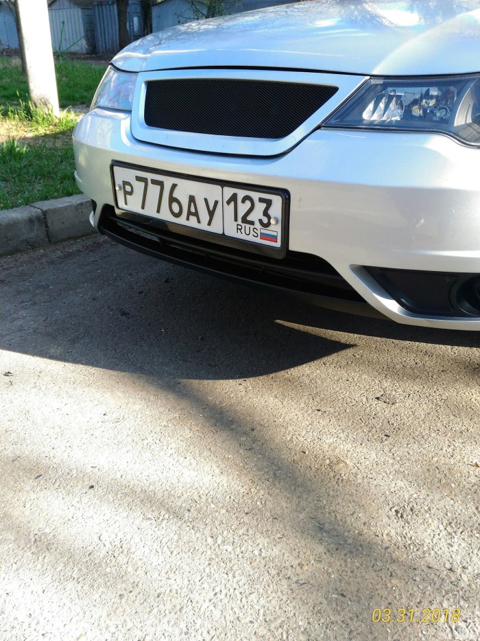 Губа на бампер Нексия n150