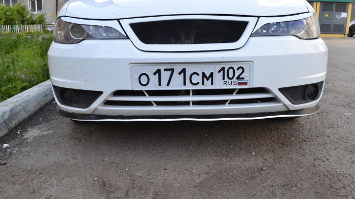 Губа на бампер Нексия n150