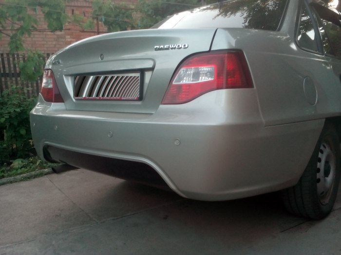Бампер задний Daewoo Nexia n150