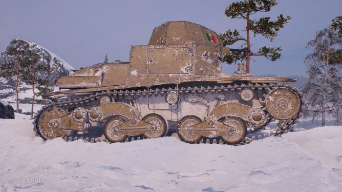 Итальянский танк l6