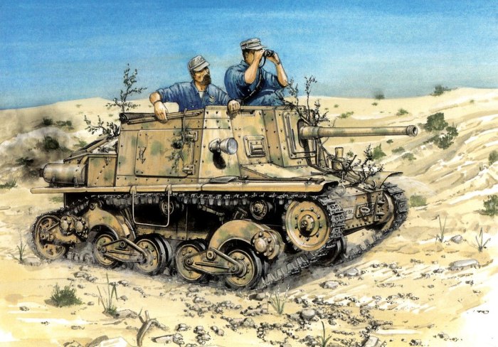САУ semovente l40 da 47/32