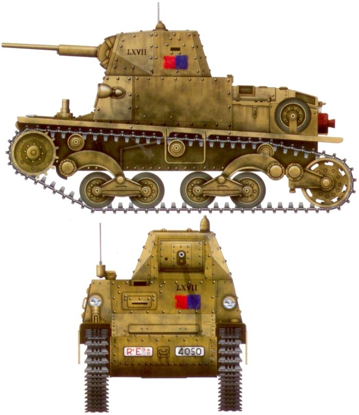 Итальянский легкий танк Fiat l6/40