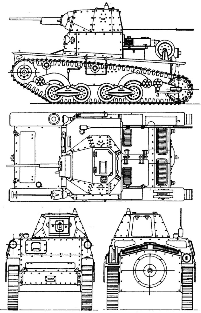 Т-40 танк чертежи