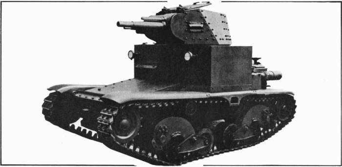Итальянская танкетка cv3/35