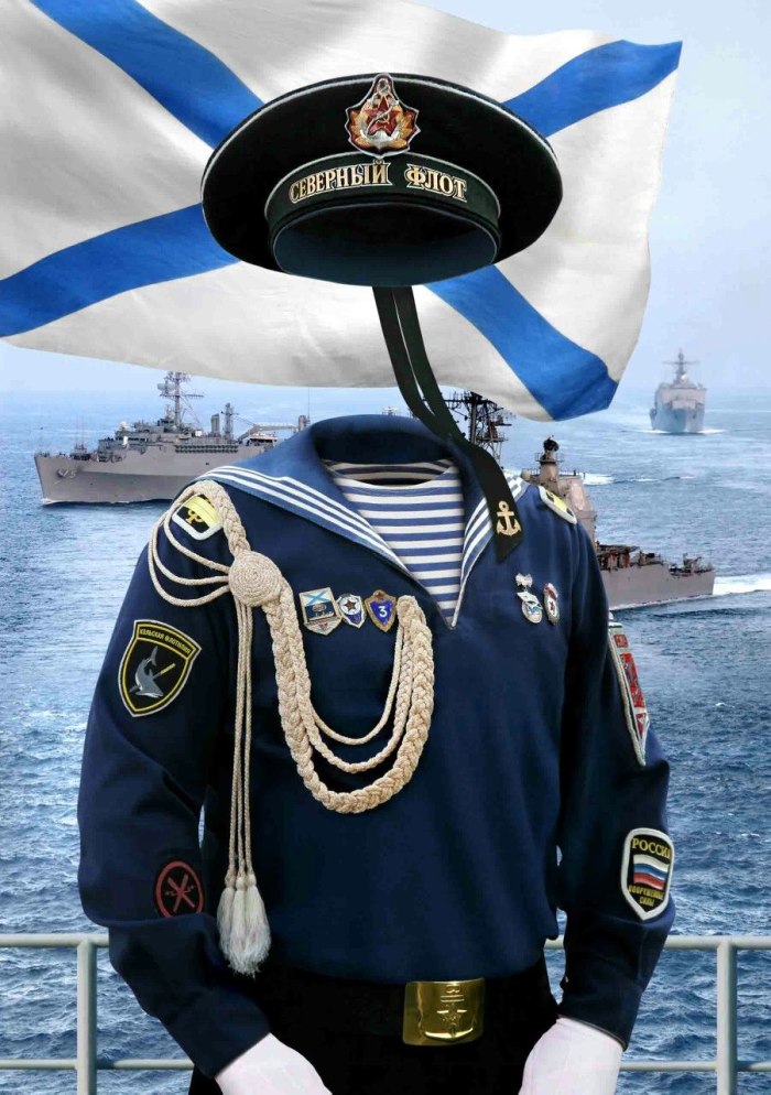 Парадная форма матроса ВМФ Северный флот