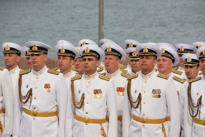 Парадная форма офицера ВМФ 2022