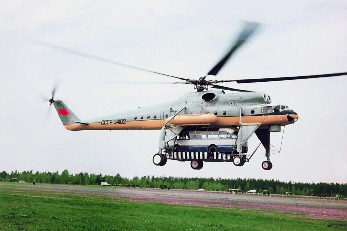 Вертолет кран ми-10