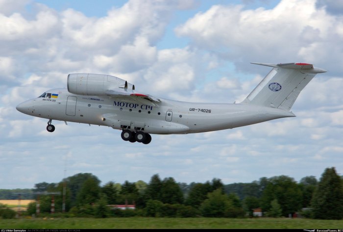 АН-74 пассажирский самолёт