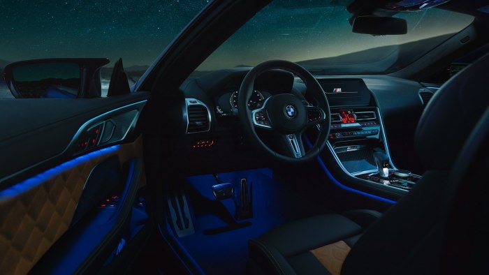 Новая BMW m8 салон