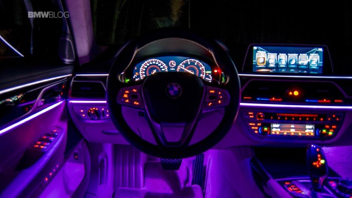 BMW x5 g05 подсветка салона