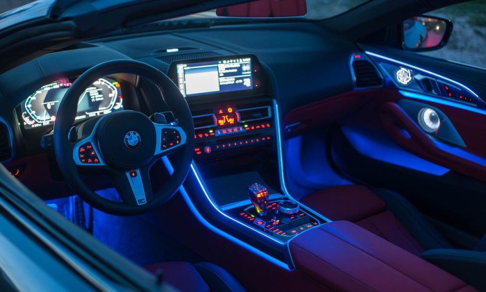 BMW m8 салон