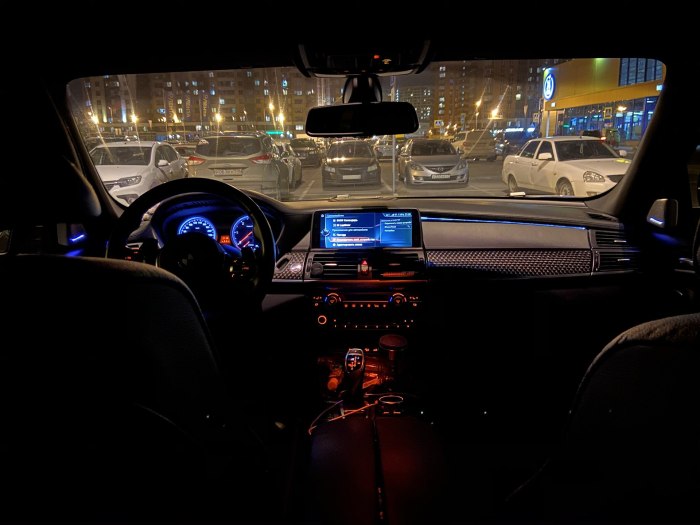 BMW x2 подсветка в салоне