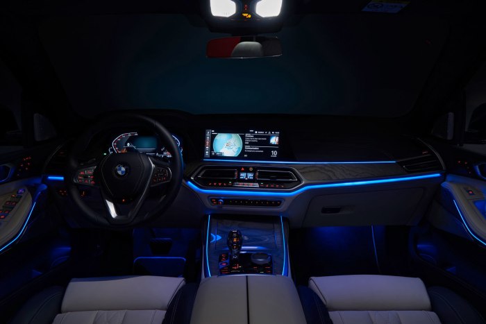 BMW x7 салон