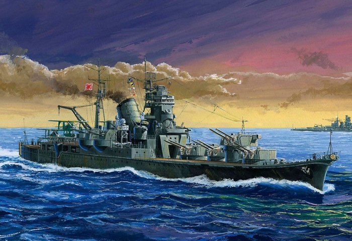 Японский крейсер IJN Tone