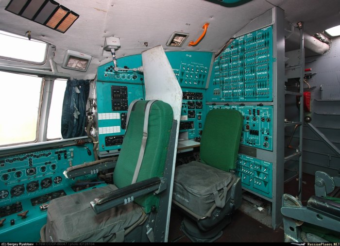 Ил-76 кабина пилотов