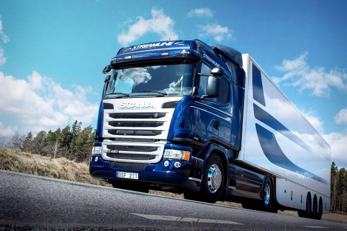 Грузовая фура Скания