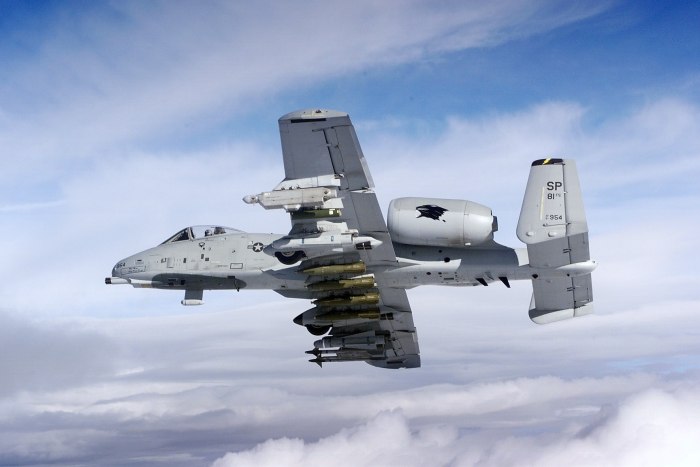 Штурмовик a-10 Thunderbolt II.