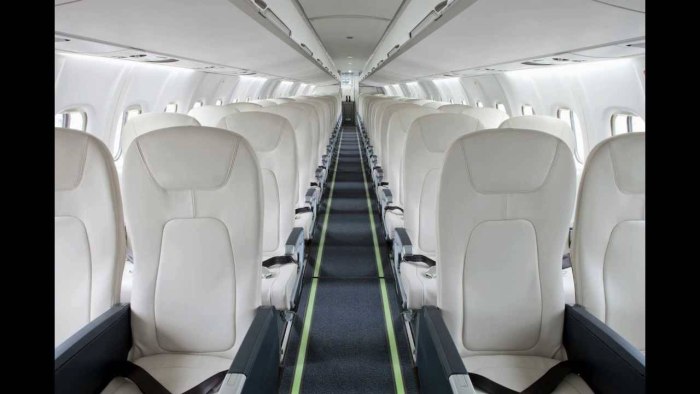 ATR 72 500 самолет салон