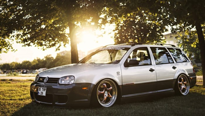 Volkswagen Golf mk4 stance