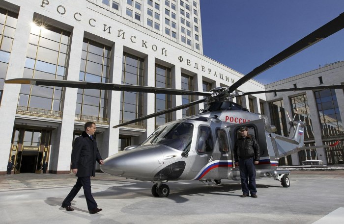 Вертолет aw139 Медведева