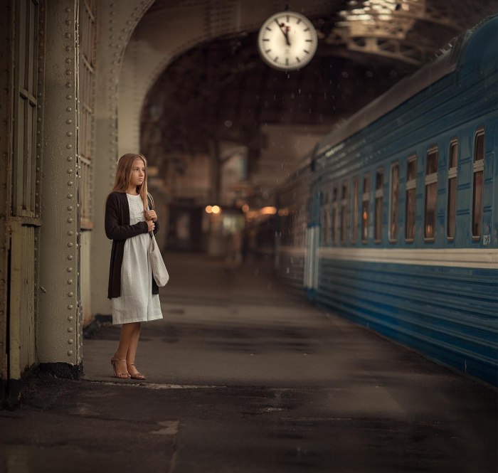Фотосессия на ЖД вокзале