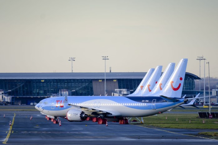 Боинг 737 Max в аэропорту