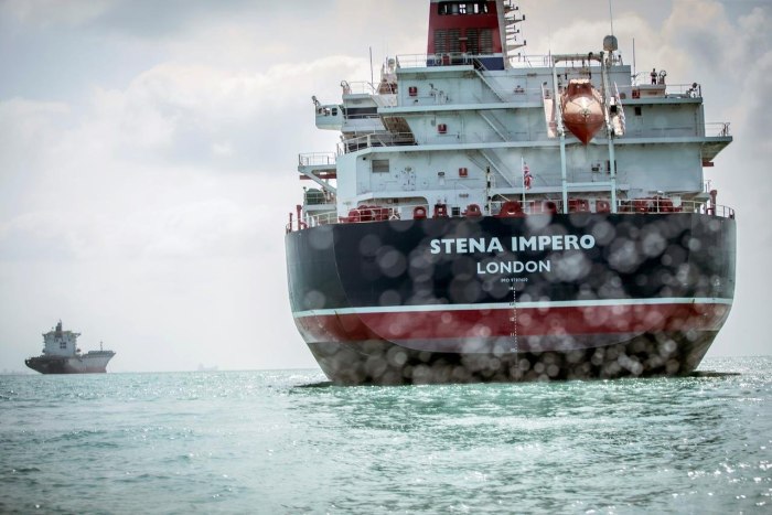Танкер компании stena