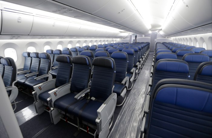 Боинг 737 Аэрофлот салон
