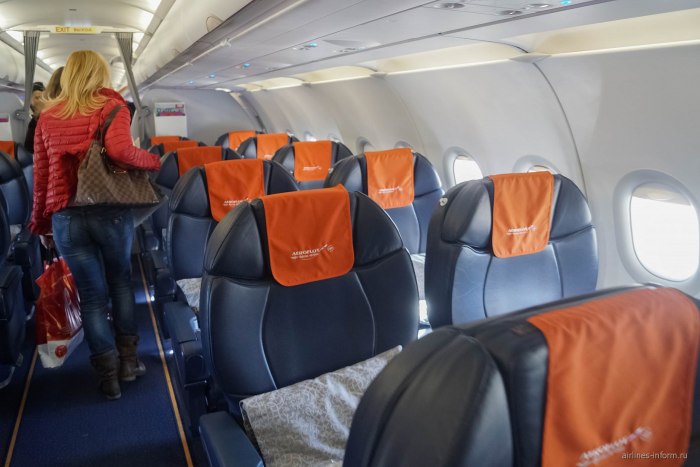Boeing 737-800 Аэрофлот салон