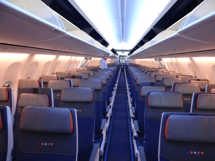 Аэрофлотбоенг 737-800 салон