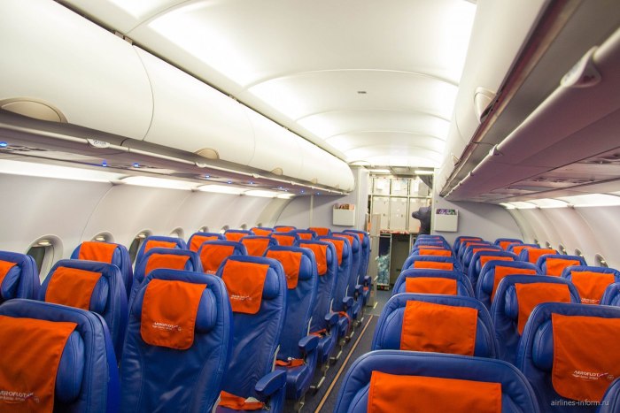 Аэробус а320 Аэрофлот салон