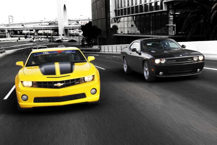Dodge Challenger vs Chevrolet Camaro