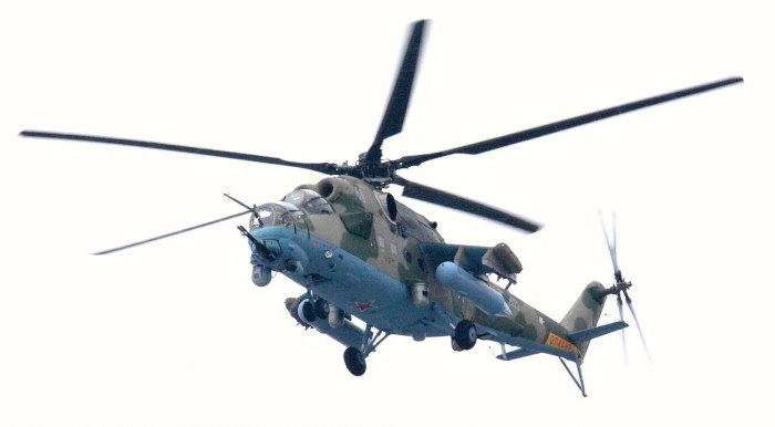 Военный вертолёт ми 24