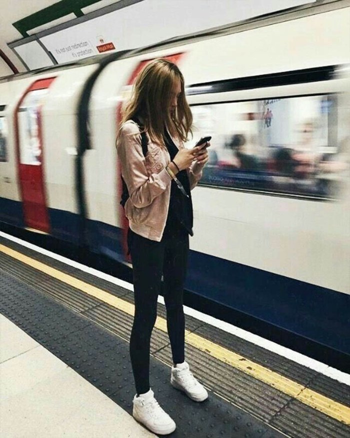 Фотосессия в метро