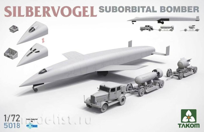 Takom 5018 Silbervogel suborbital Bomber