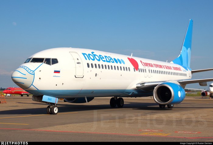 Боинг 737 800 авиакомпании победа