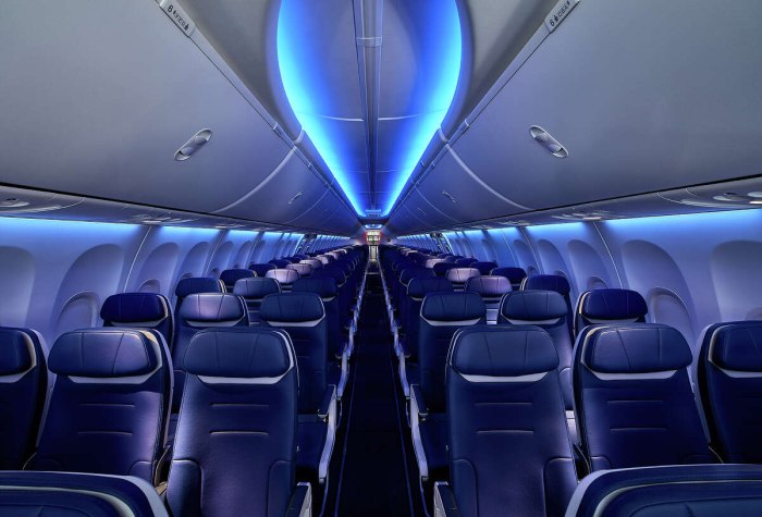 Boeing 737-800 внутри салона