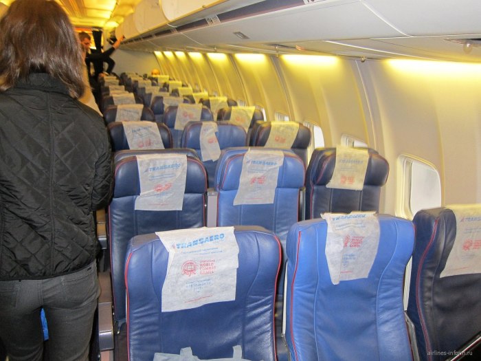 Boeing 737-500 салон