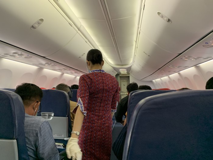 Боинг 737-400 салон
