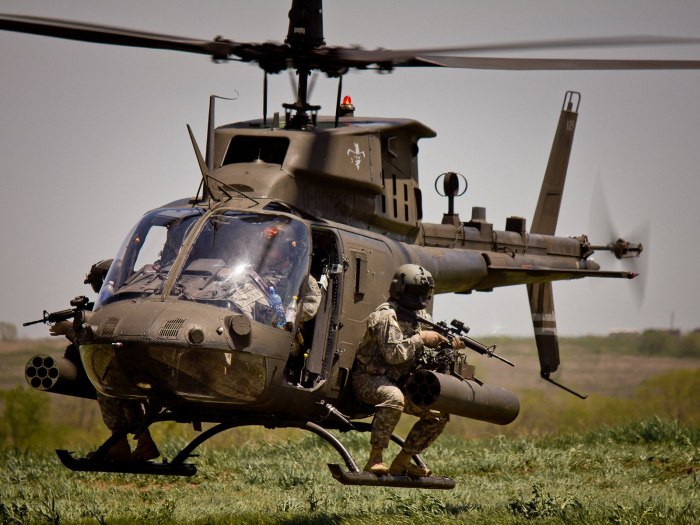 Kiowa Oh 58d вертолет