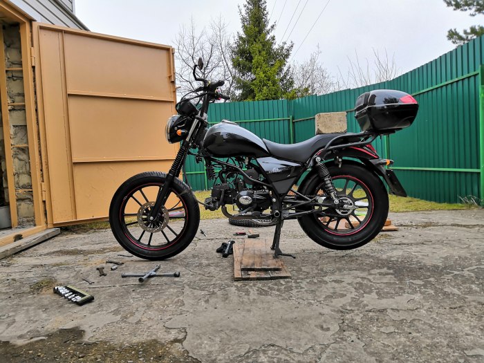 Стингрей мопед 125 кастом